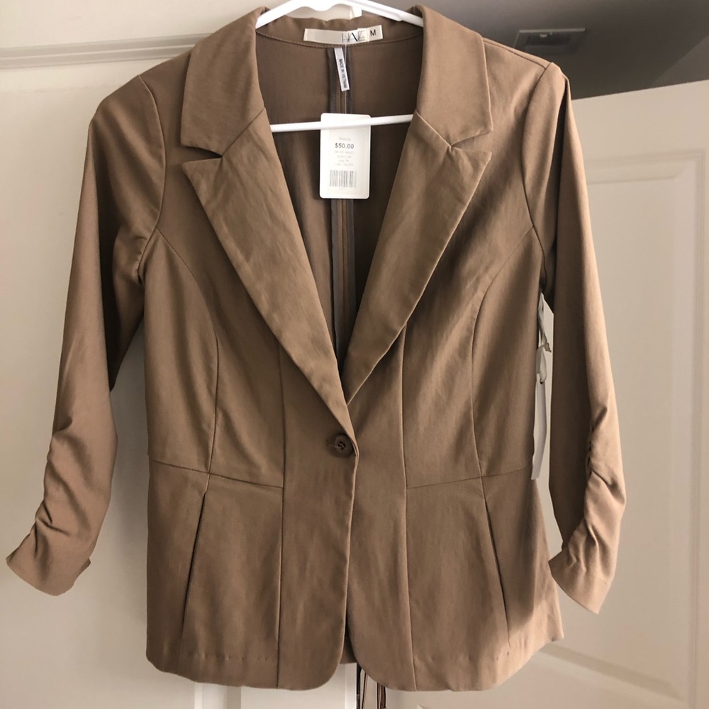 Never-been-worn Taupe Blazer
